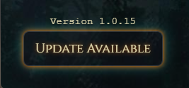Update indicator button in VE Foundry Client.